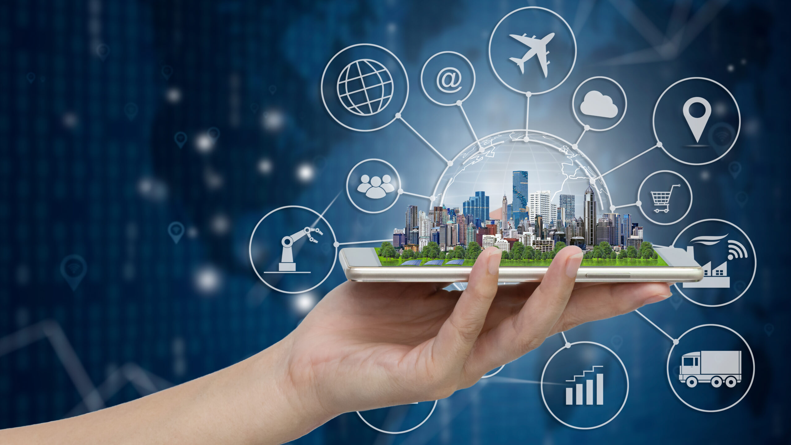 Digital business model representing secure AI enablement, governance, and implementation