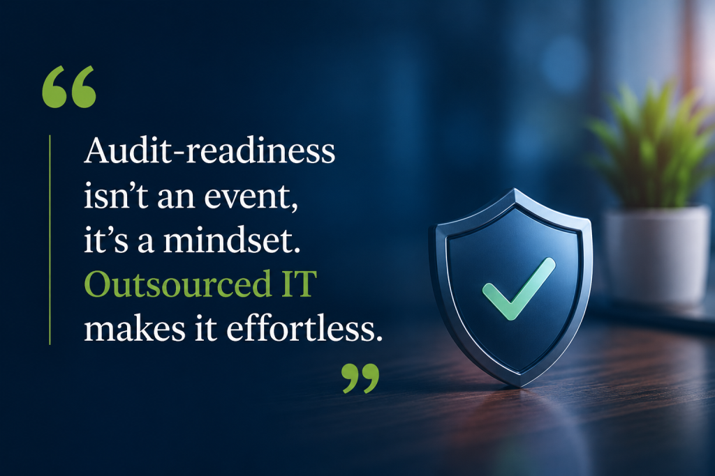 Outsourced IT for audit readiness