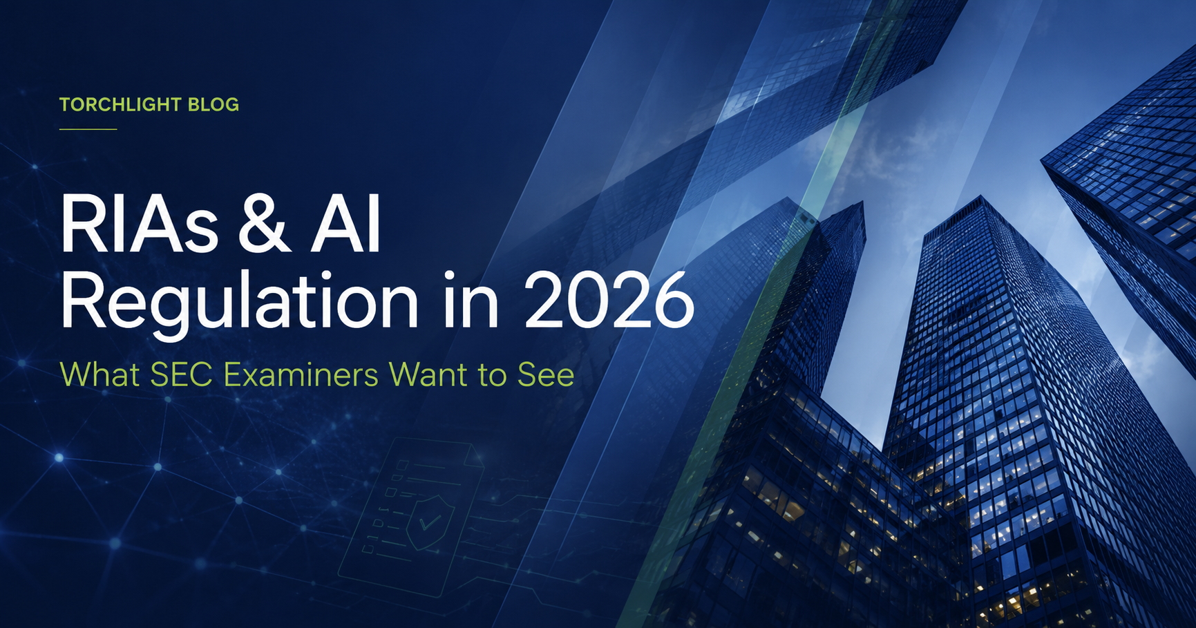 RIAs, Wealth Managers & Investment Firms: AI Regulation in 2026