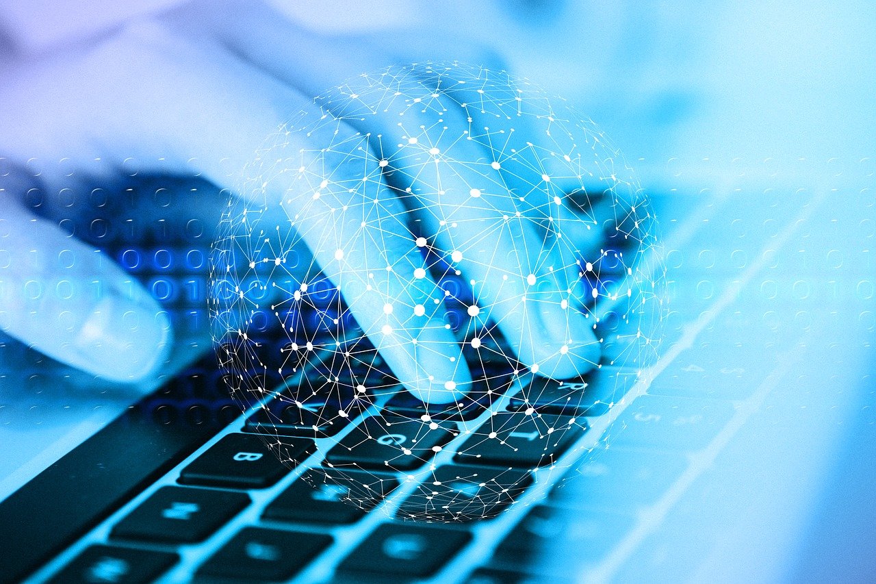 Connected technology infrastructure representing managed IT services